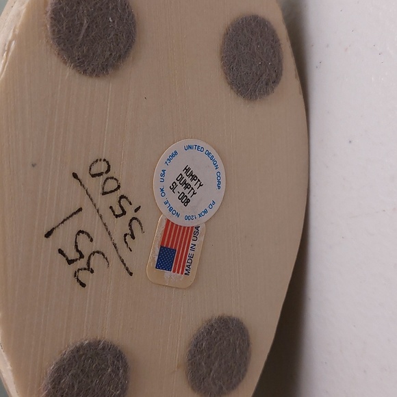 Vintage Humpty Dumpty figurine 351 of 3500, UDC 91 - Picture 4 of 6